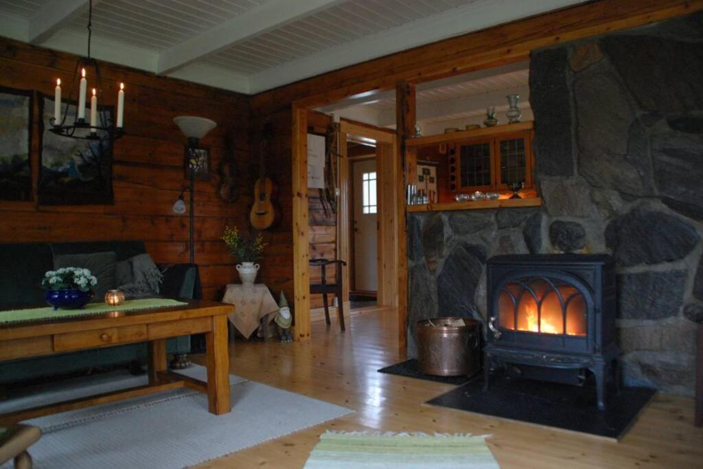 הוילה 100 Years Old Norwegian Log House In טרומסה מראה חיצוני תמונה