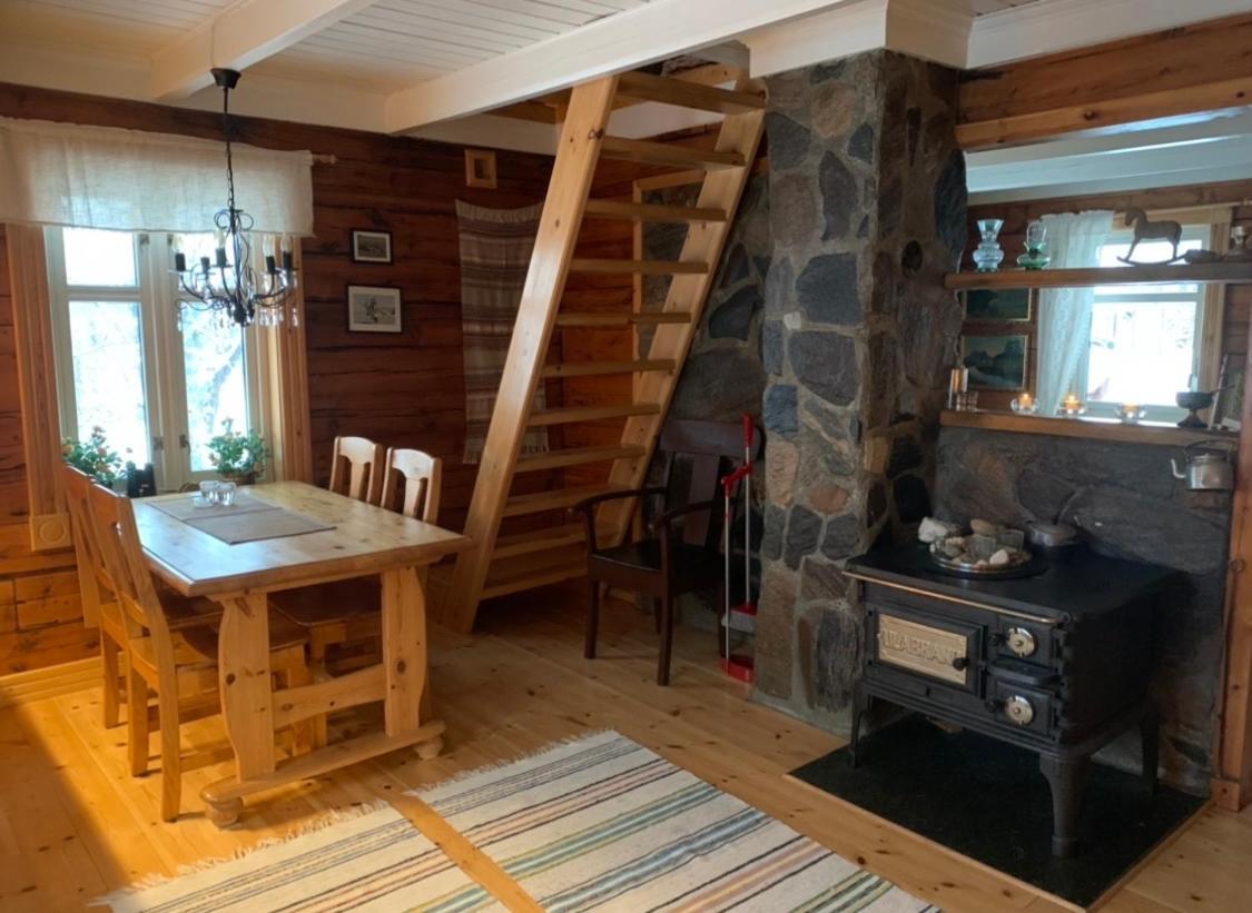 הוילה 100 Years Old Norwegian Log House In טרומסה מראה חיצוני תמונה
