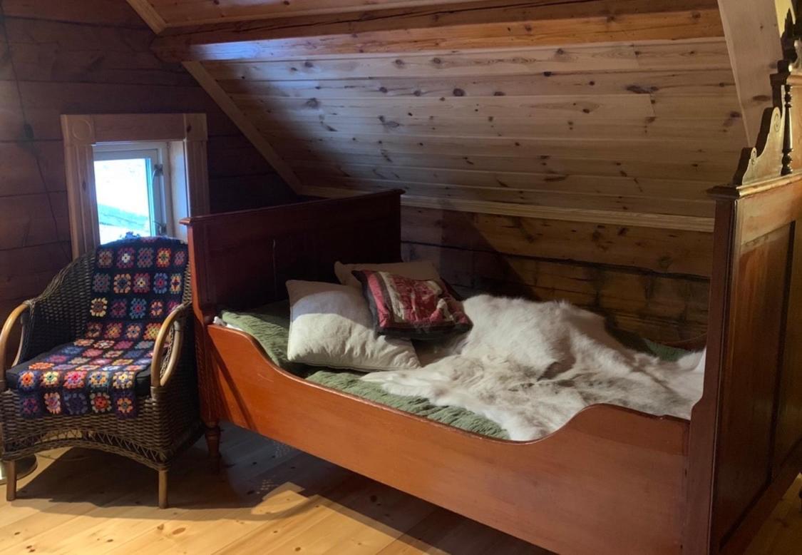 הוילה 100 Years Old Norwegian Log House In טרומסה מראה חיצוני תמונה