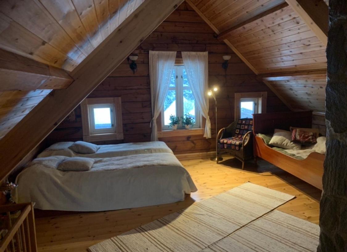 הוילה 100 Years Old Norwegian Log House In טרומסה מראה חיצוני תמונה